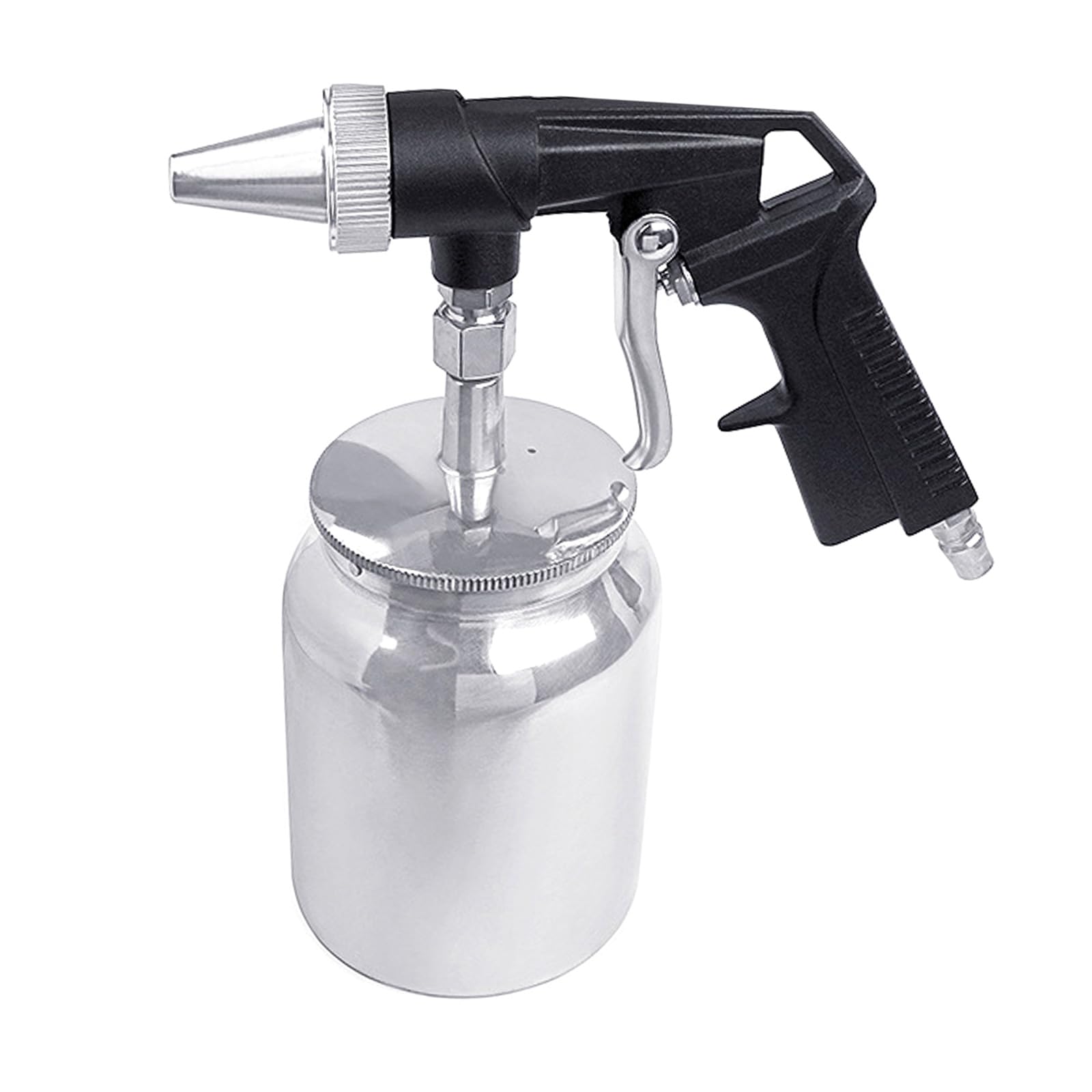 Kalttoy Effective Aluminum Sandblasters Sturdy Air Sandblasters 1000Ml Aluminum Pots For Efficient Rusts And Paint Removal Pneumatic