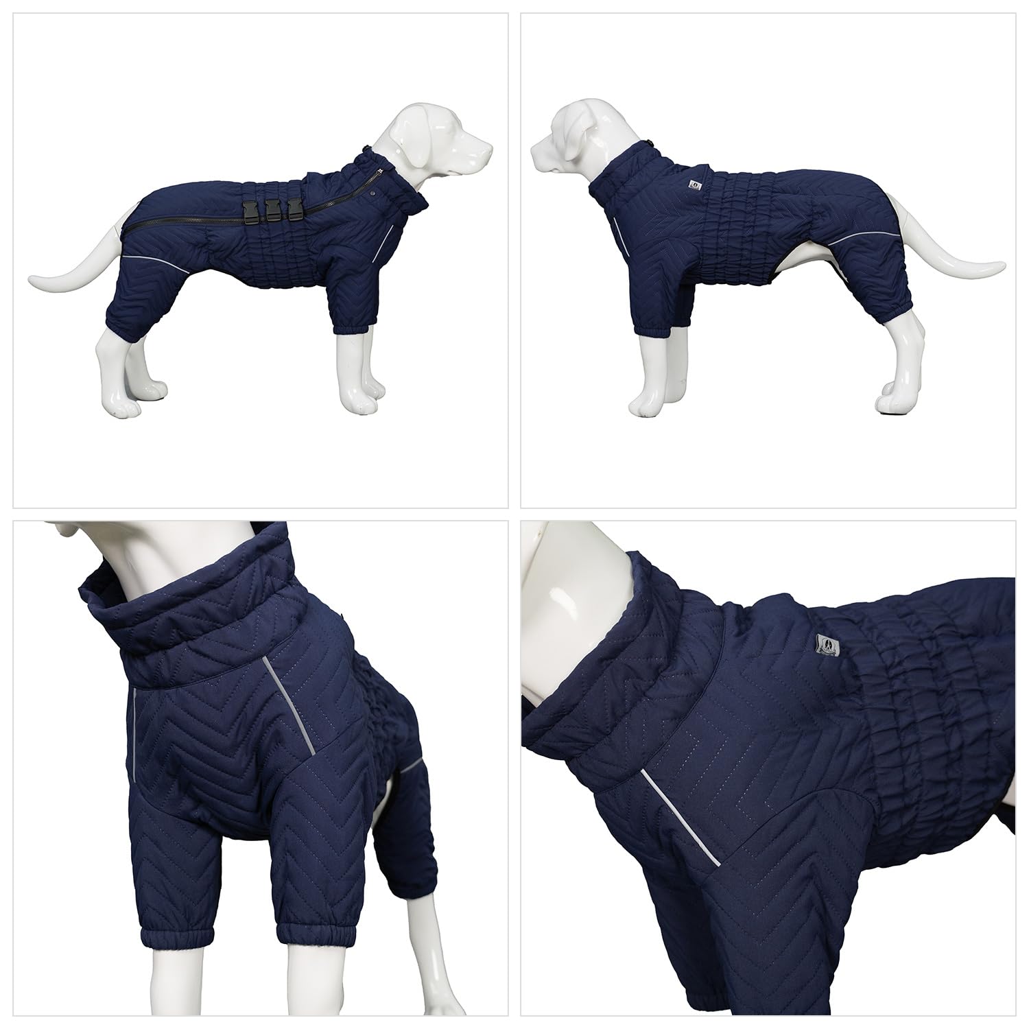 Warm Dog Coat Double Layers Dog Vest - Image 3