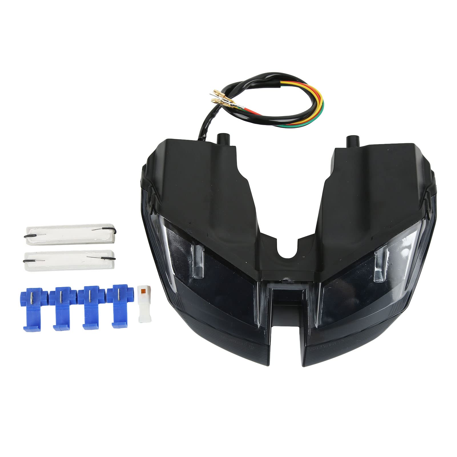 FydunMotorcycle LED Taillight, IP67 Motorcycle Tail Light Smoked Lens 12V Rear Stop Lamp for Ducati HYPERMOTARD 821 939 950 SP 2012-2021