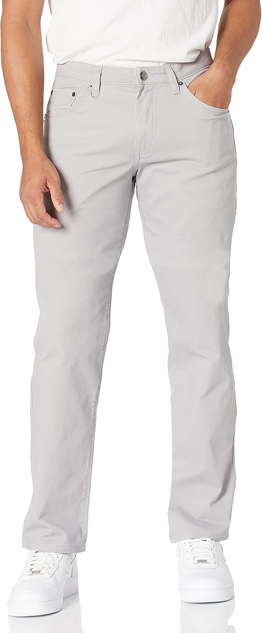 Amazon Essentials Men's Straight Fit 5-Pocket Stretch Twill Pants