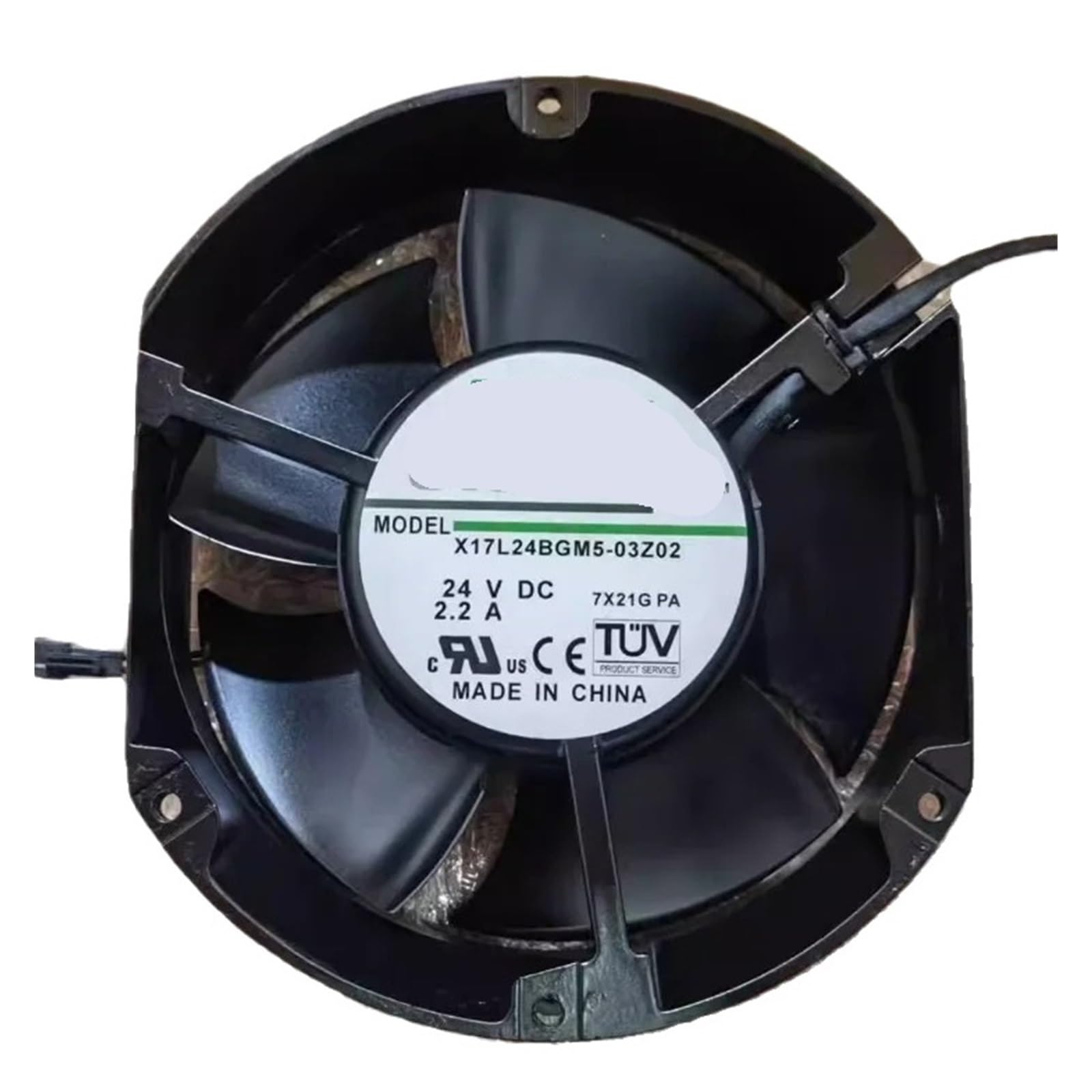 Ventilateur 17251 24VDC 2.2A pour armoire électrique industrielle X17L24BGM5