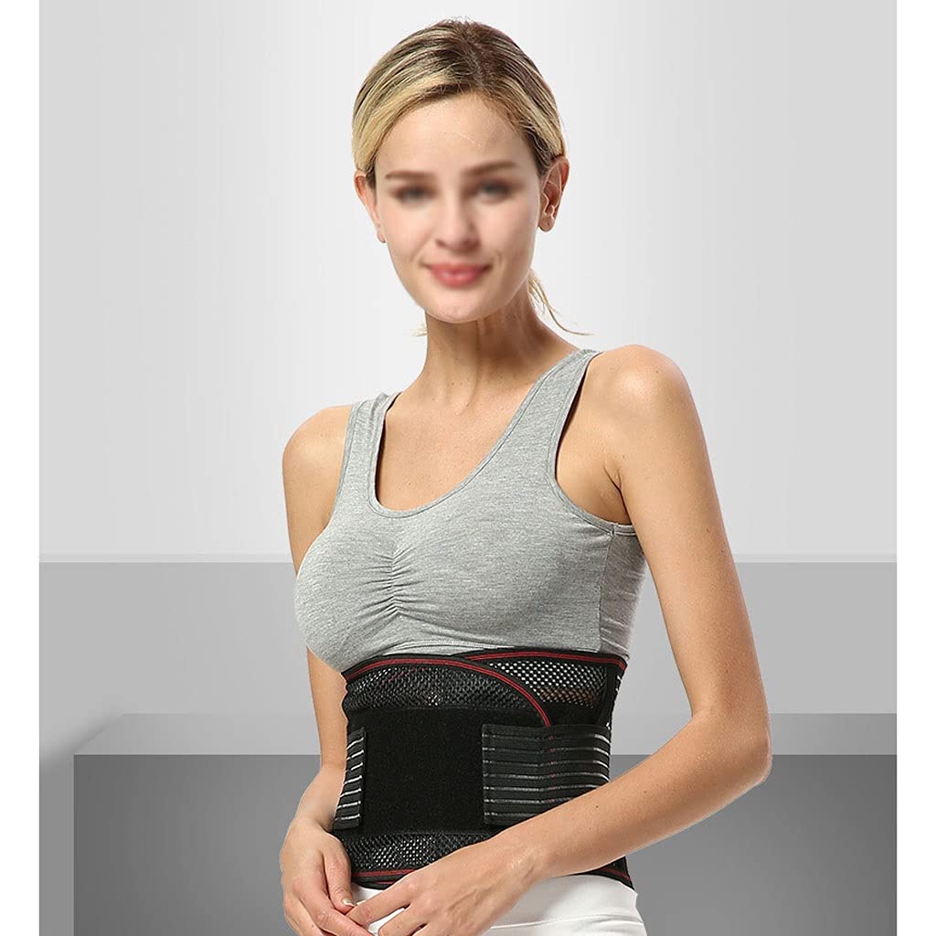 Cintura di Supporto Lombare - Cintura di Supporto per la Schiena, Cintura per Allenamento della Vita, Cintura per Il Sudore, Cintura Modellante per Il Recupero Post-Partum, Cintura Sportiva per u