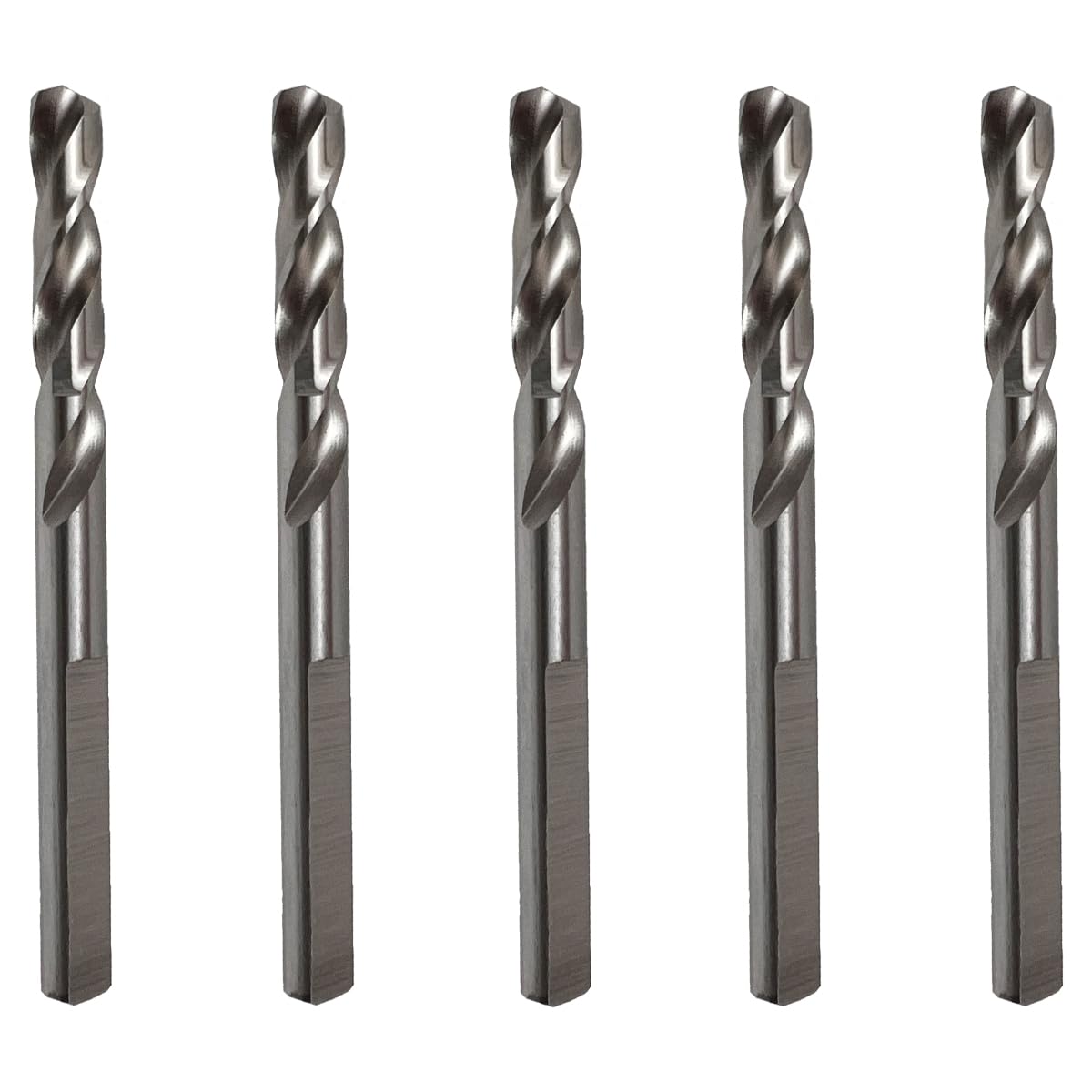 Saxton HSS Hole Saw Cutter Arbor Pilot Drill Bits 6.35mm x 80mm (5), 6.35mm x 80mm x 5