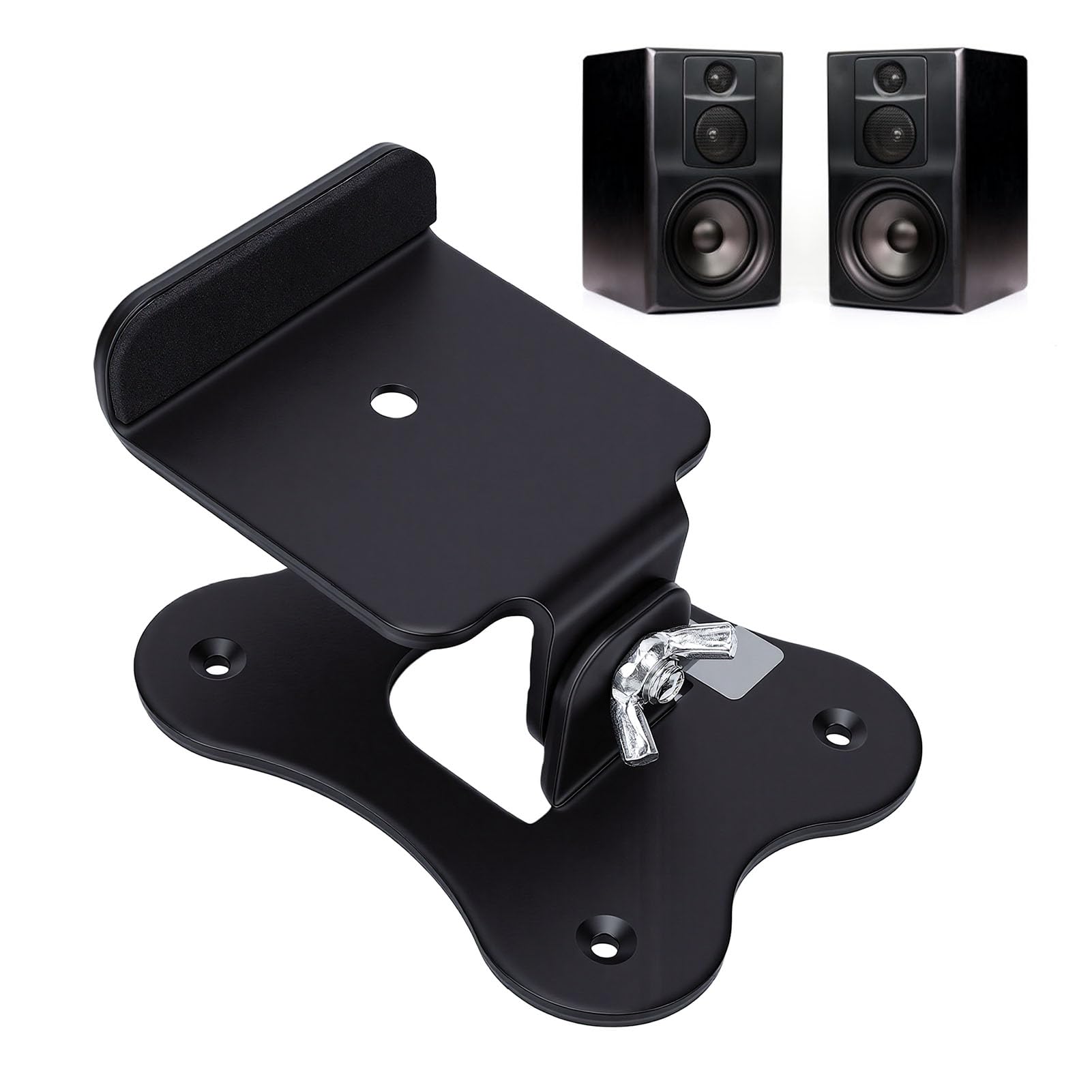 Soporte de Pared para Altavoz, Montaje Metálico 110 X 90 Mm,