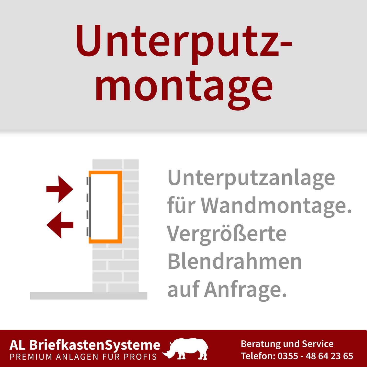AL Briefkastensysteme, 5er Unterputzbriefkasten, Briefkasten rostfrei, 5 Fach Briefkastenanlage modern, Edelstahl Postkasten