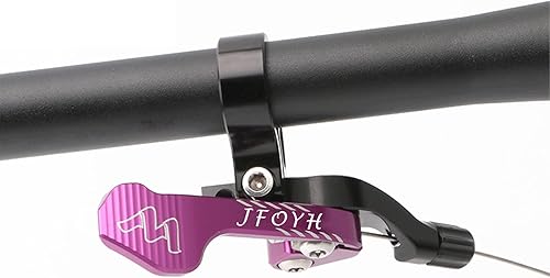 Miniatura 2 de JFOYH Kit de palanca remota para poste gotero de bicicleta de montaña para tija de sillín cuentagotas de enrutamiento externo e interno