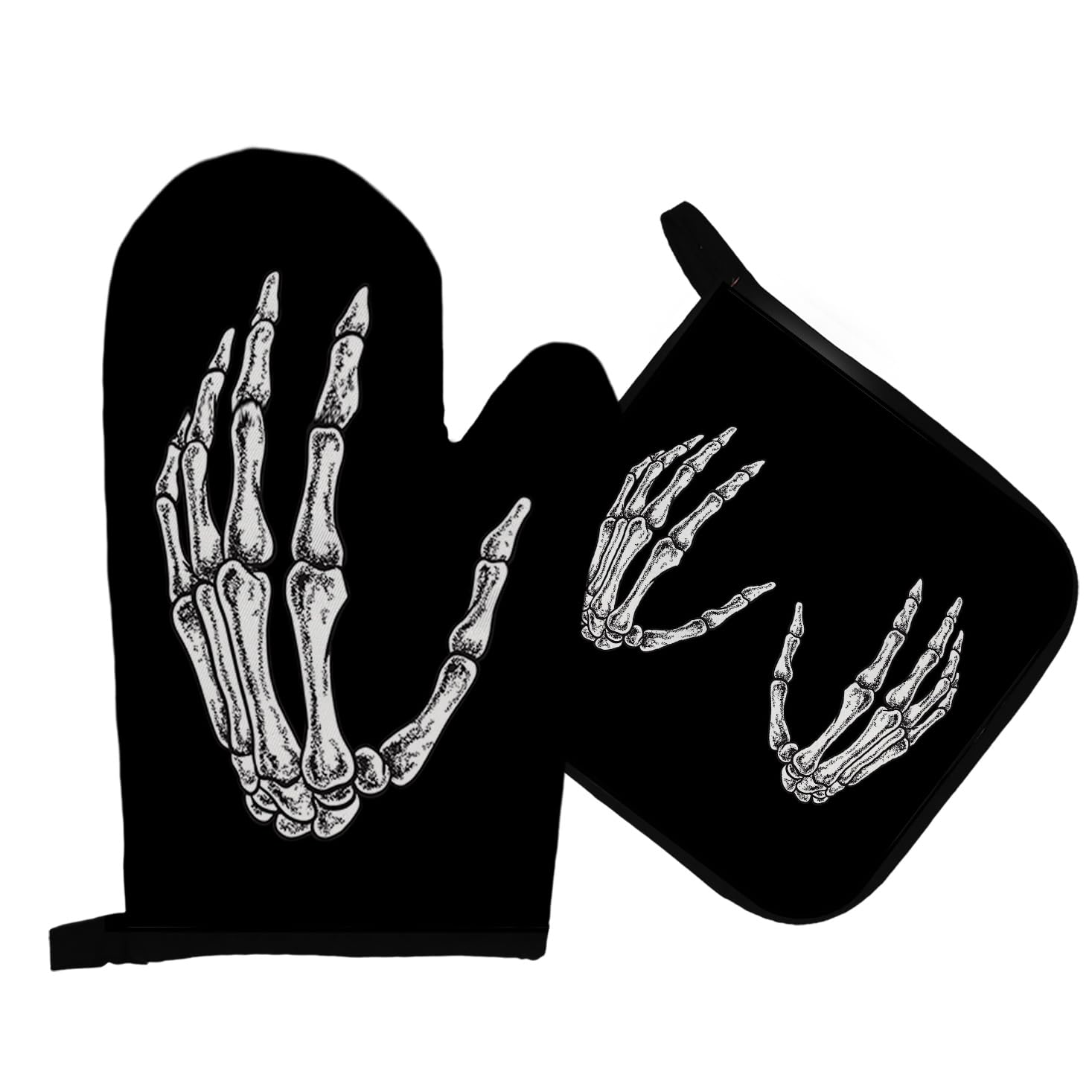 Gants de cuisine gothiques Mingnei pour réussir vos soirées barbecue et ateliers pâtisserie