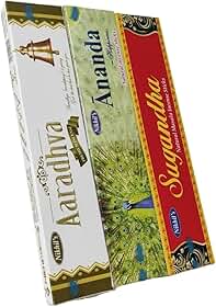 Kit 3 Incensos Massala Premium Nikhil's - Limpeza e Harmonia