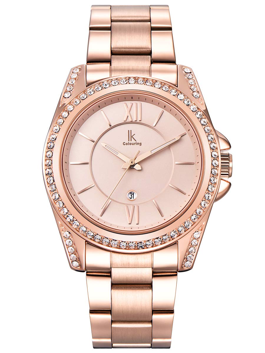 Alienwork IK Shine Women's Watch Real Marble dial