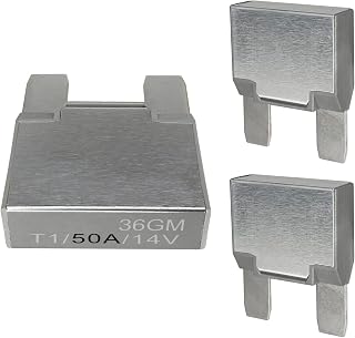 F.S.P 50 Amp Maxi Blade Auto Reset Circuit Breaker Fuse, 3 Pack for Automotive Marine Truck - SAE J553 UL Rated