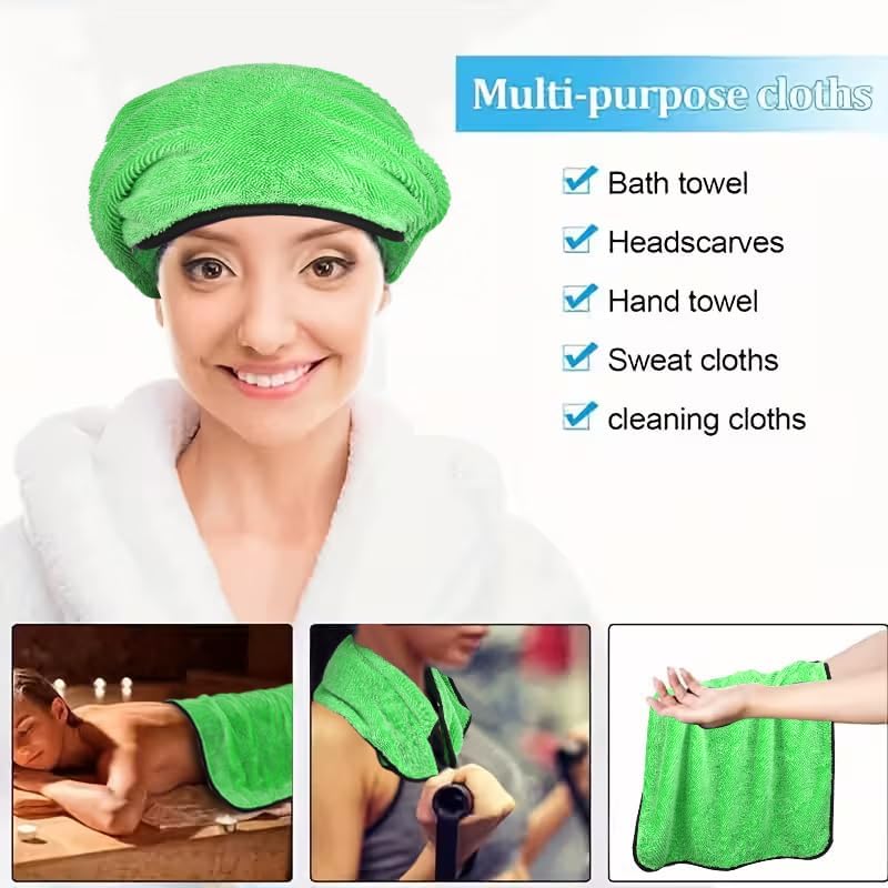 DIAOJIA 3 Pack Microfiber Car Towels (16" x 24"), 500 GSM Double-Sided Absorbent Coral Fleece Cloths for Washing, Drying & Cleaning, Streak-Free & Lint-Free (Mixed Colors)