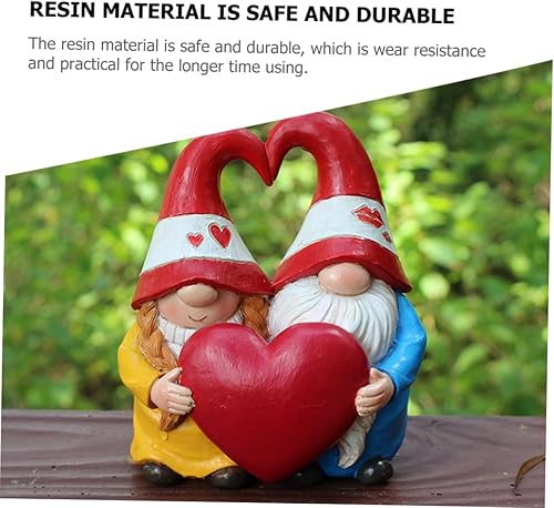 Miniatura 7 de Adornos de jardín para parejas, decoración de boda, decoración de boda, decoración al aire libre, nomes, gnomo, pareja, escultura, joyería,