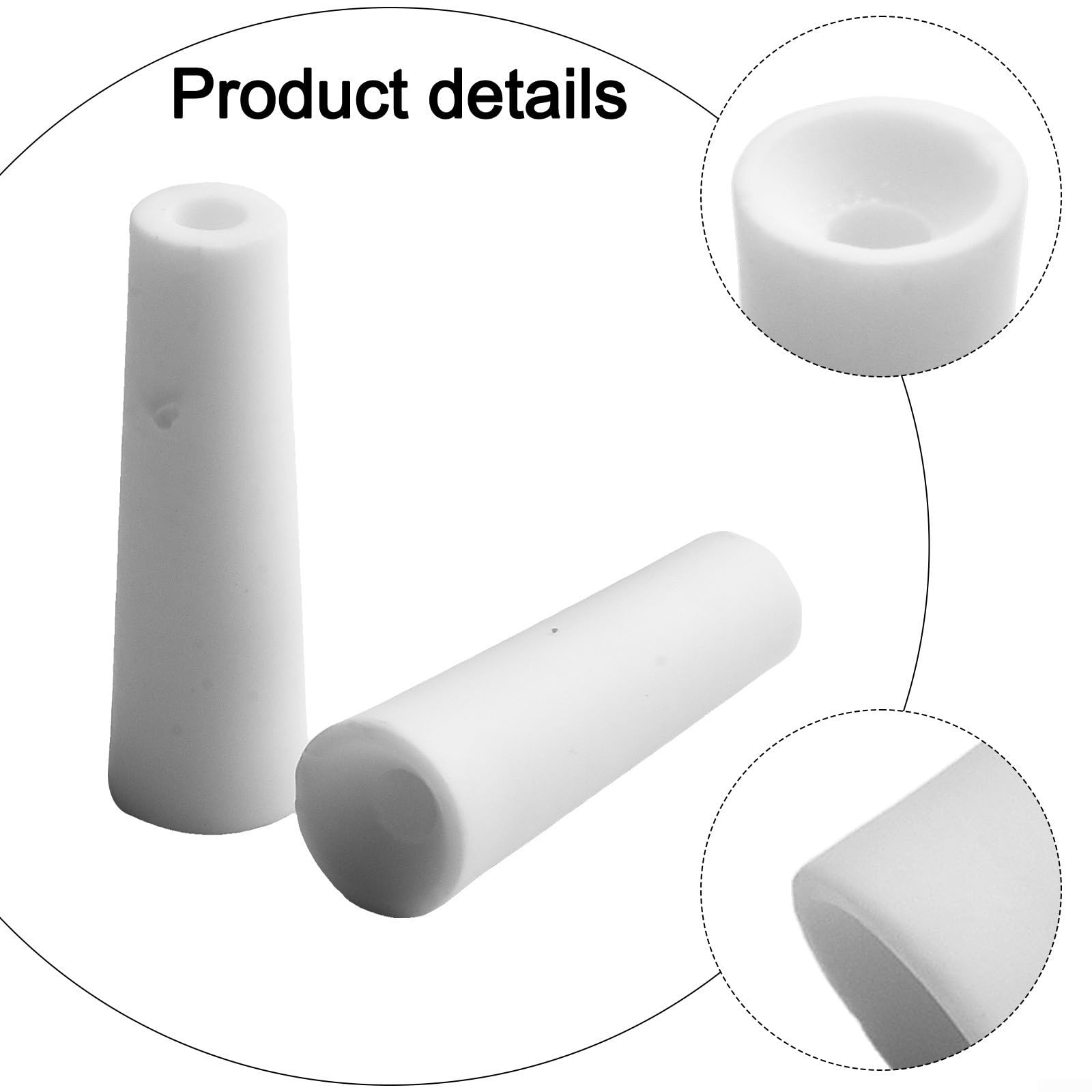 Lot de 10 buses de sablage de 3,6 mm en faïence abrasives avec forte résistance à l'usure pour équipement de sablage de type valve, compatible avec les réservoirs de sablage portables