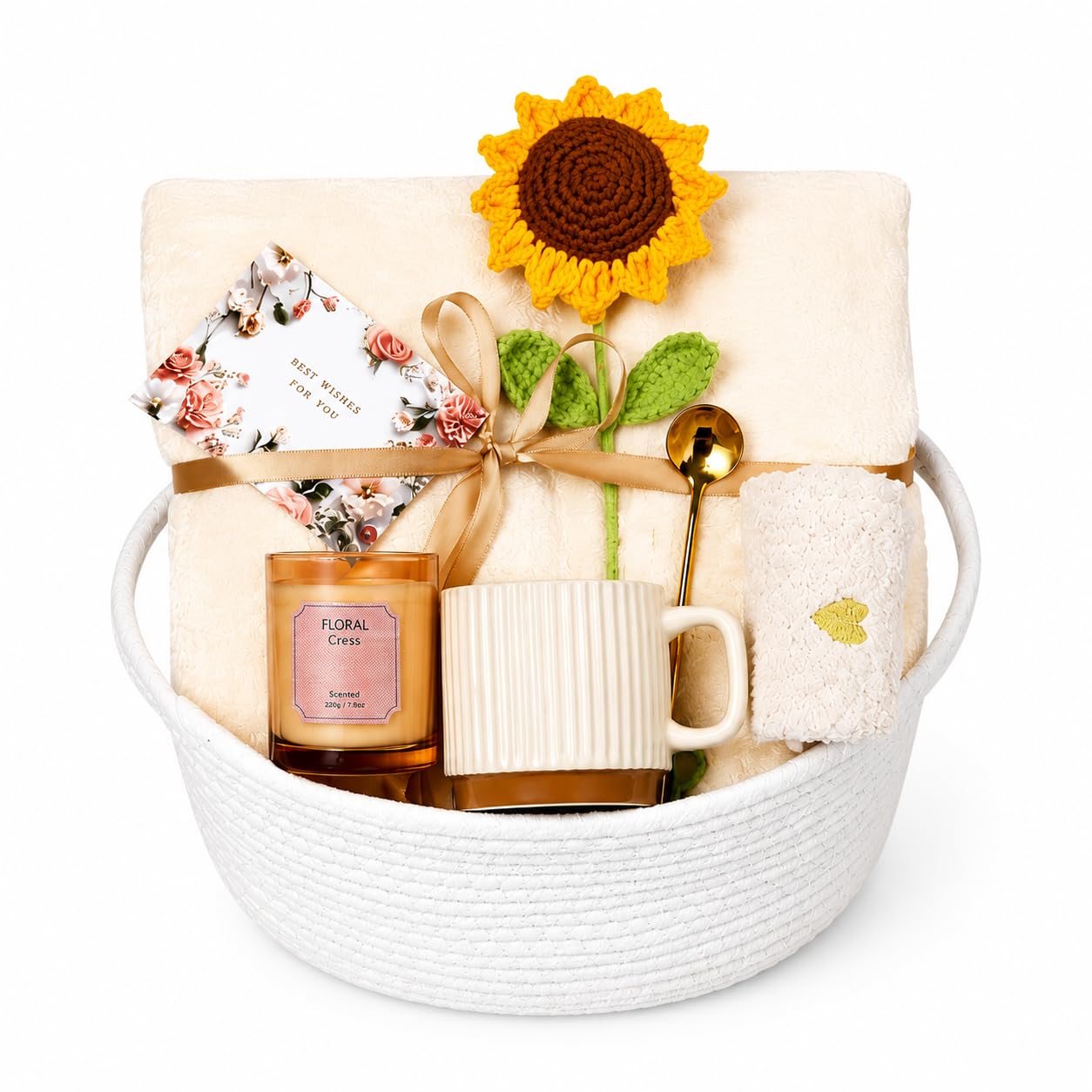 View 1 of (missing set) Doslola Get Well Gift Basket for Women
