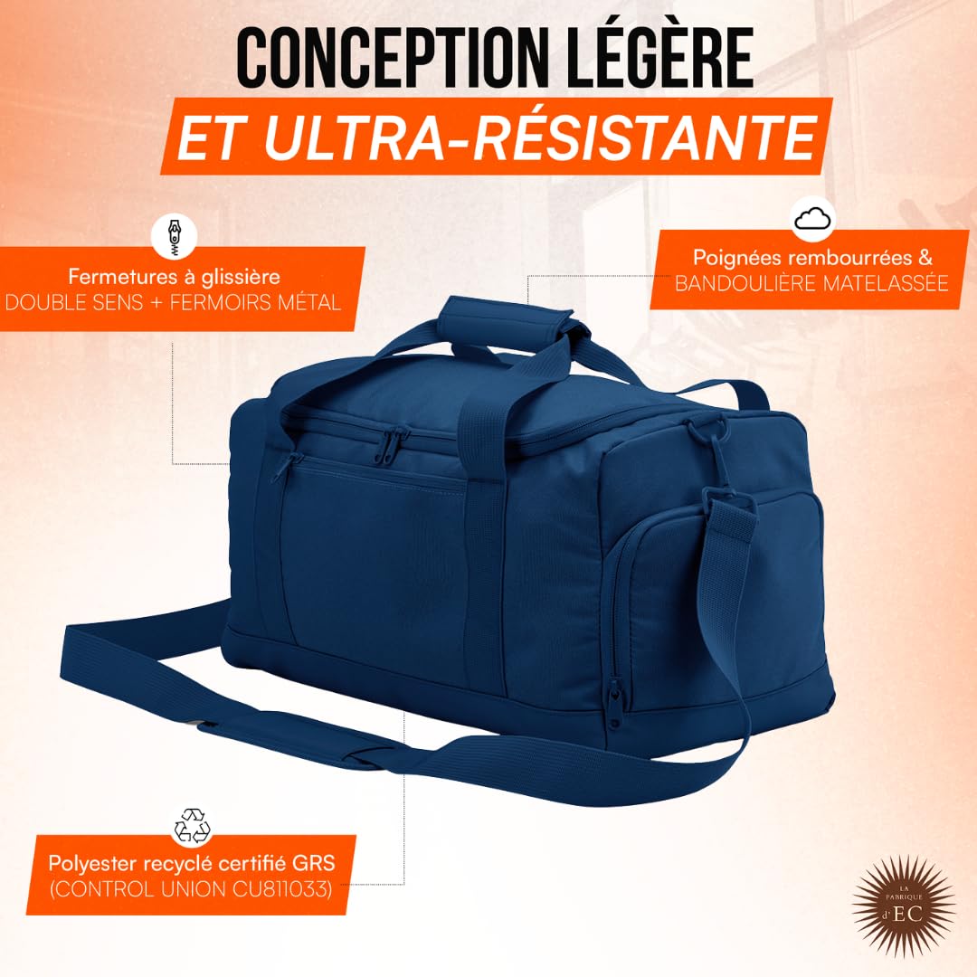 Sac de Sport Multi Sports personnalisé Motif Foot Basket Handball Judo Tennis Prénom