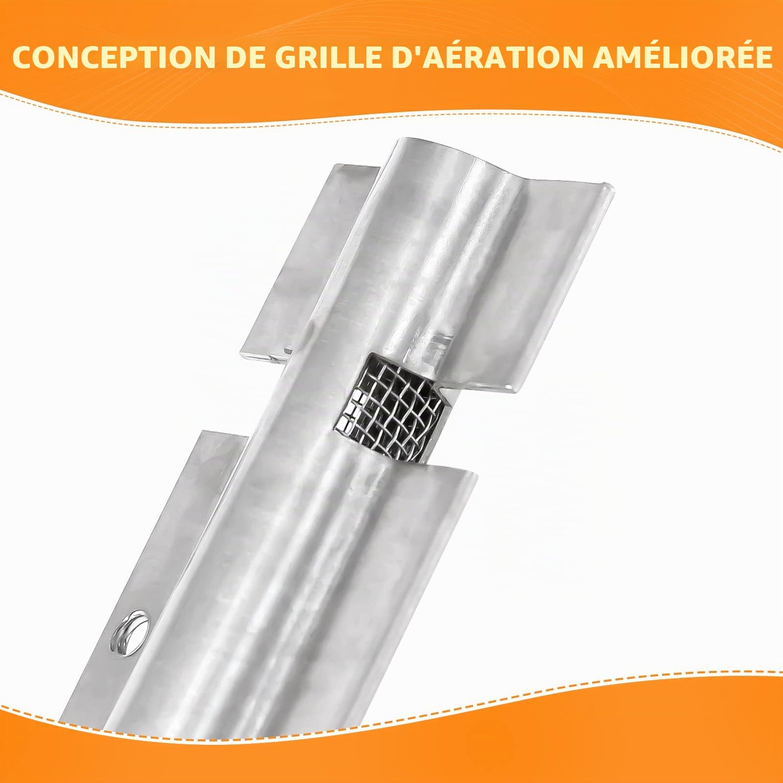 GFTIME Brûleur Tubulaire Universel de Rechange réglable en Acier Inoxydable, Extensible de 31 cm à 42 cm, s'adapte à la Plupart des grilles de Barbecue à gaz 3Pack