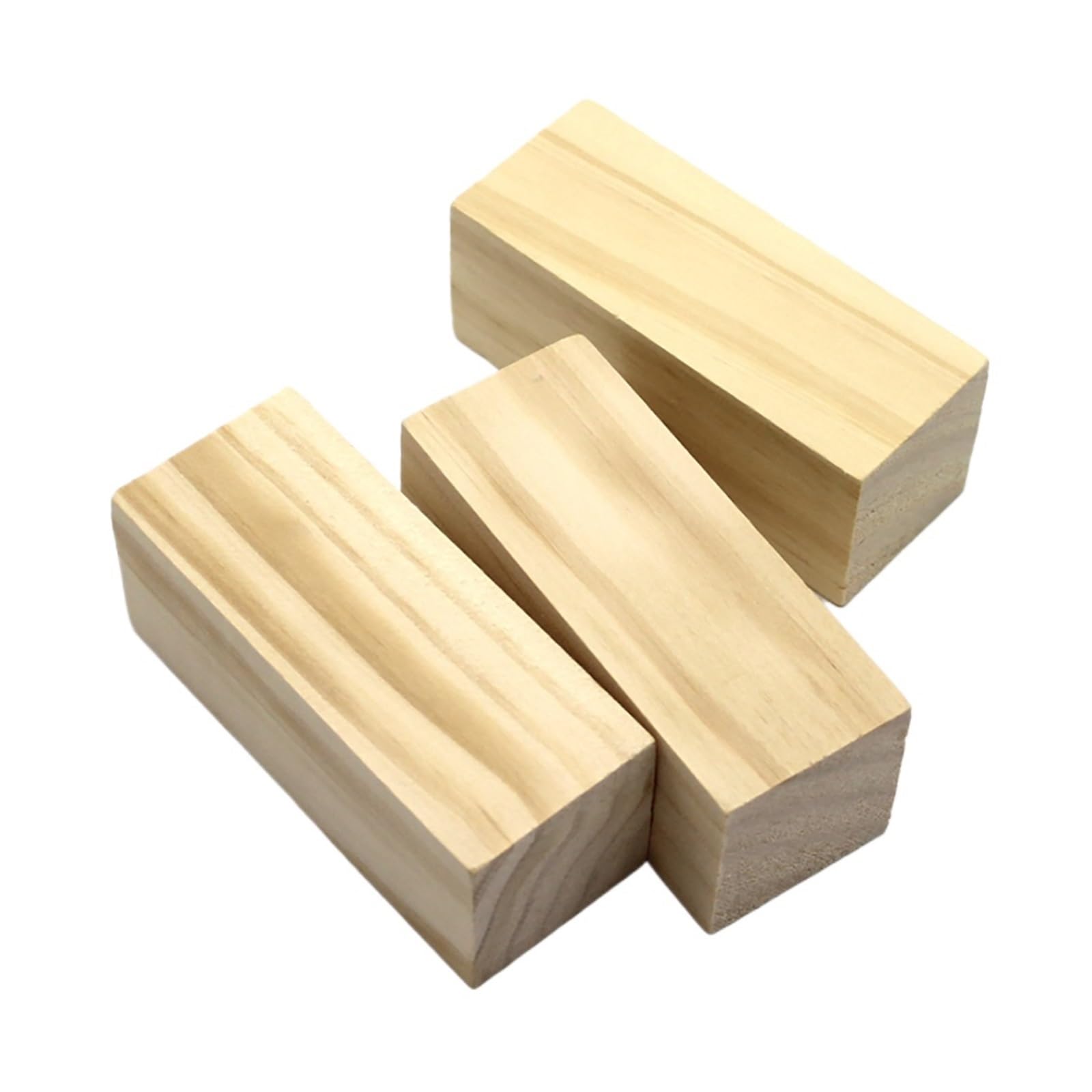Bloki do rzeźbienia z lipy amerykańskiej, Bloki do rzeźbienia z lipy 4x4x10cm 5x5x10cm Niedokończone drewno kwadratowe 20 szt. Materiał modelu DIY(50x50x100mm-10pcs)