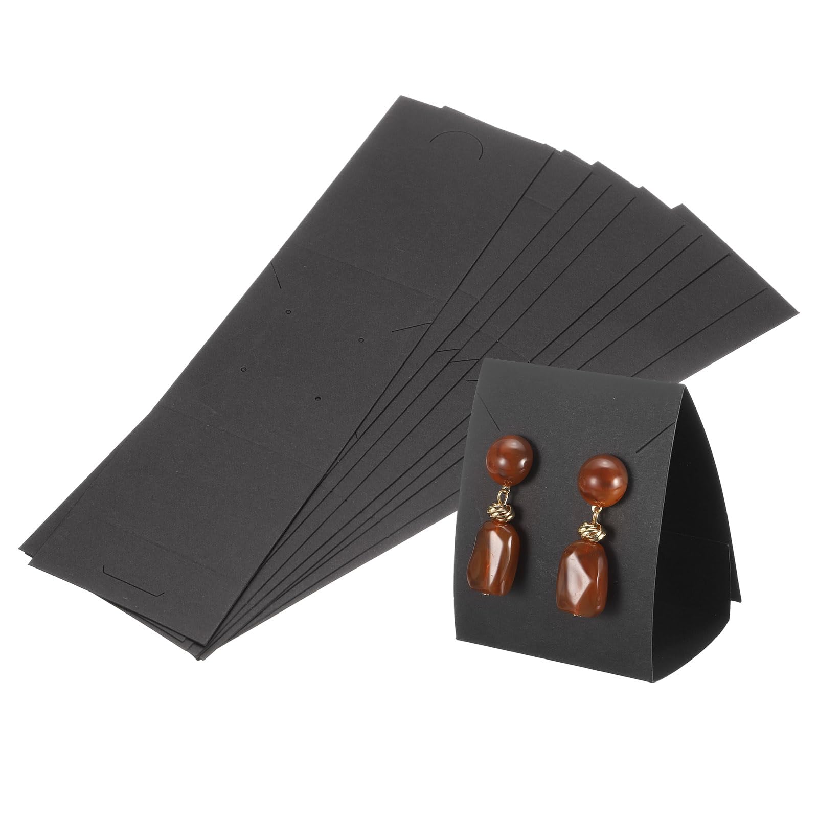 Cartes bracelets et colliers noires pour valoriser vos emballages bijoux
