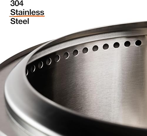 Miniatura 4 de Solo Stove Bonfire 2.0 con soporte, hoguera sin humo, chimenea de leña con cenicero extraíble, hoguera portátil al aire libre para campamento, acero