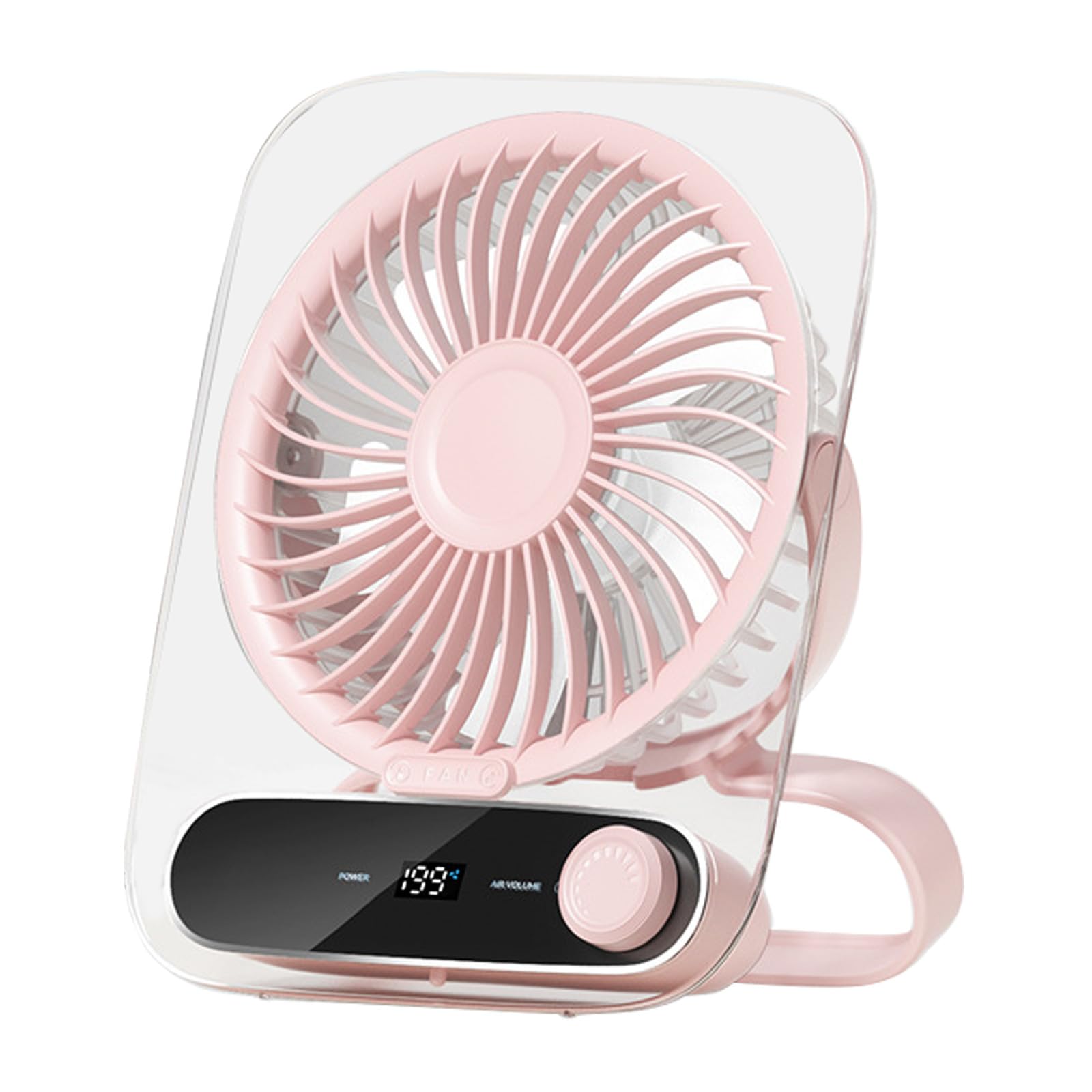 Tsynapter Multifuntional Small Fan Efficient Cooling Fan Adjustable Speed Texture Suitable for Travel Outdoor Use USB Small