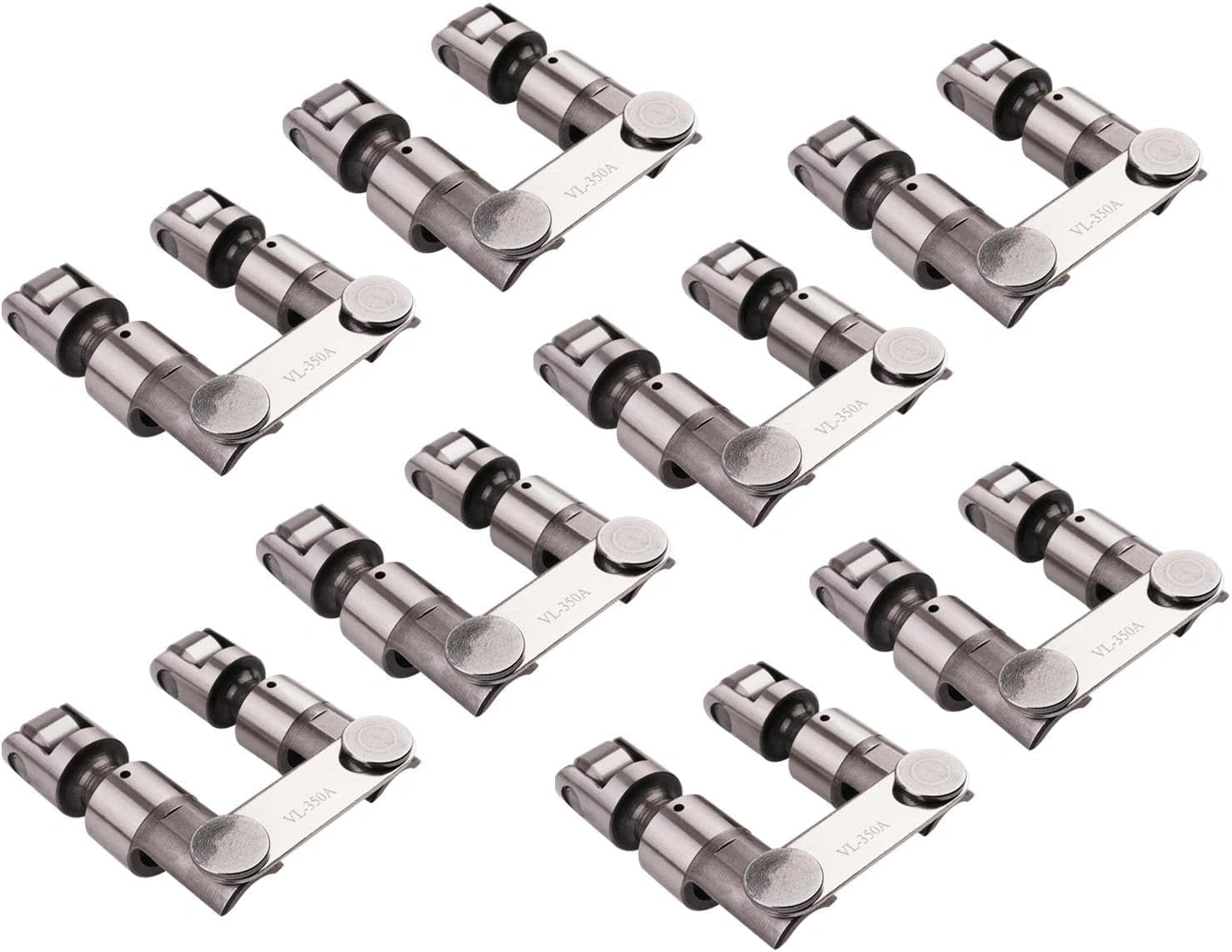 8 SET 8620 Steel Racer Mechanical Solid Roller Lifter Compatible with S-BC CHE-VY/G-M 265/267/283/305/307/327/350/400 ALL V8 Hydraulic or Roller C-a/m Block 56-98