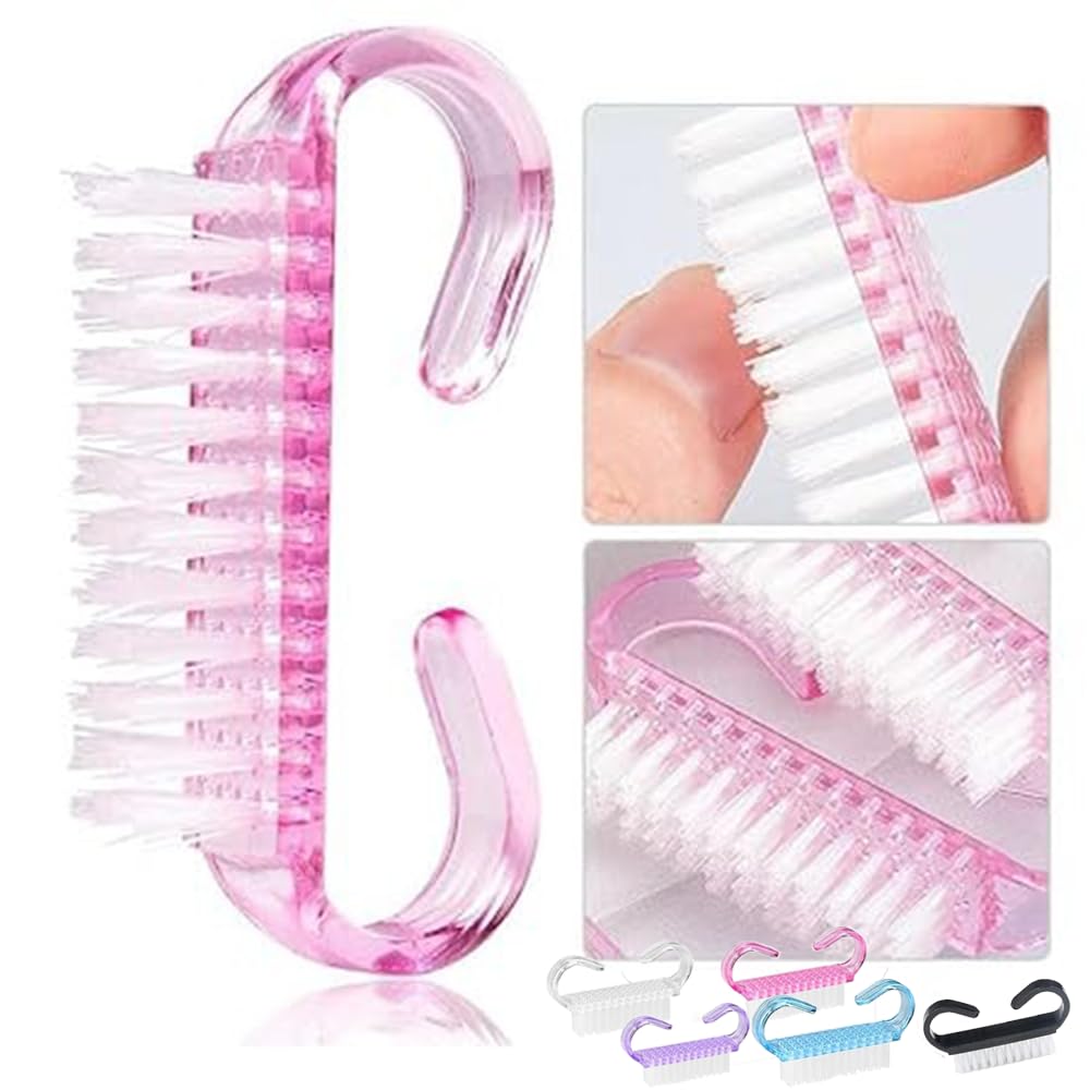 RXKFIGX 15 Pcs Nail Brush, Nail Brushes for Cleaning Nails Plastic Clean Brush, Hand Scrubbing Cleaning Brush - Image 2