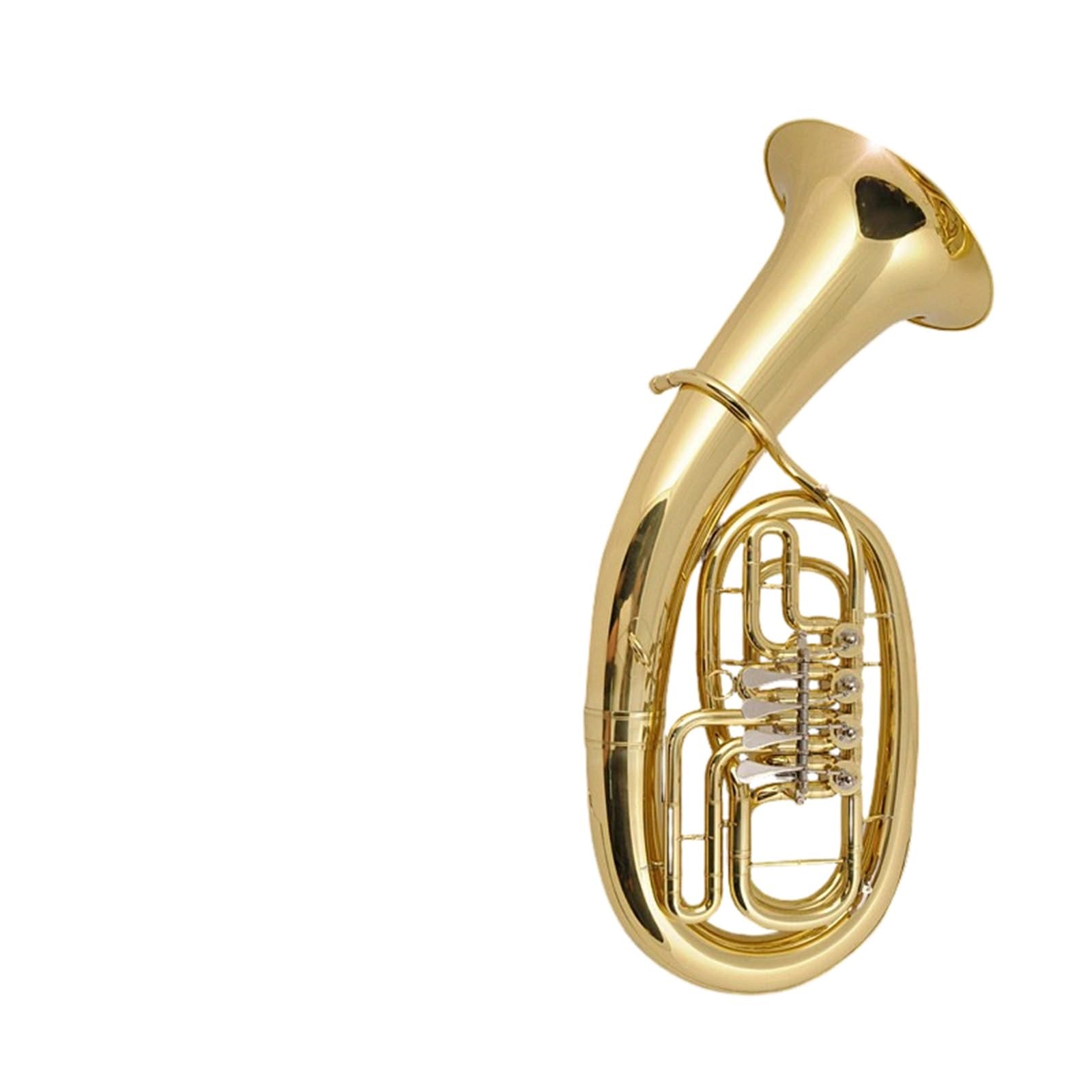 Kit Deuphonium Euphonium À Quatre Touches Plates Laqué Or Grand Instrument Basson