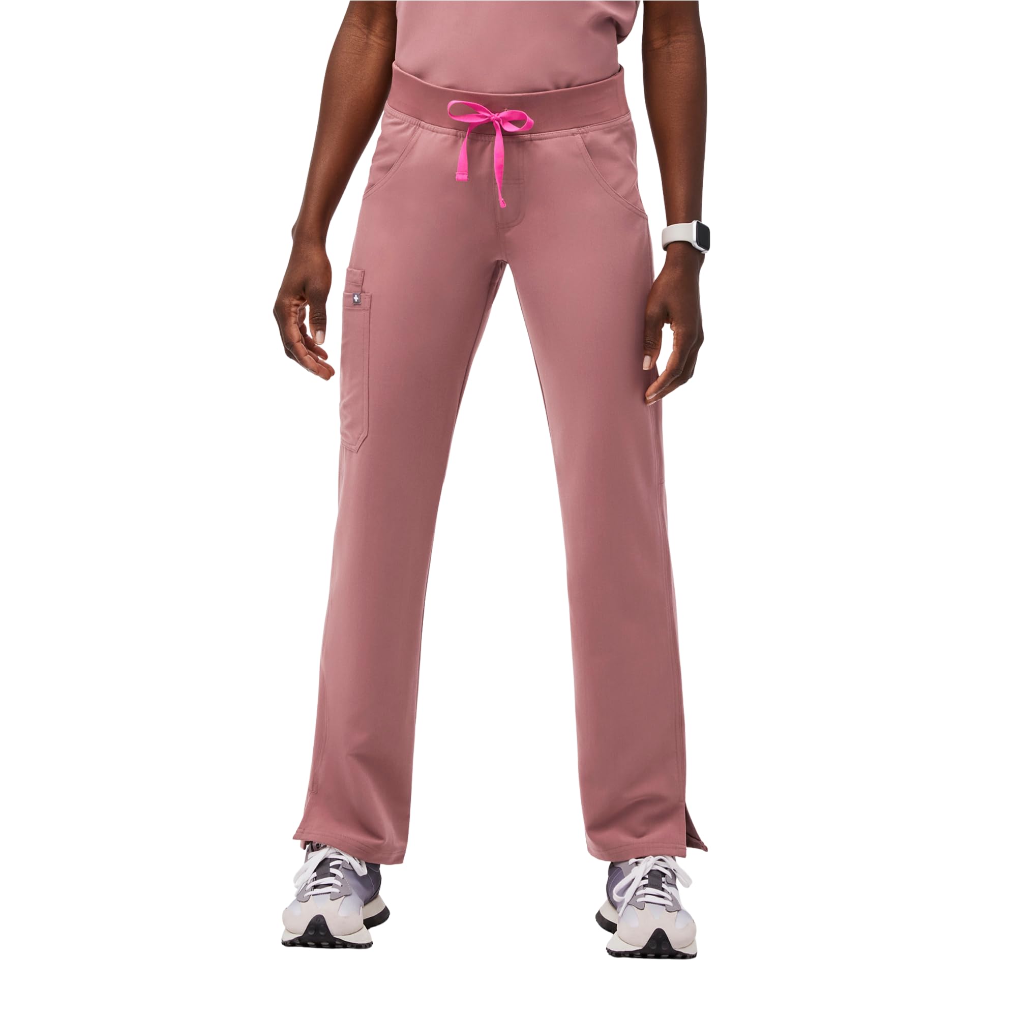 FIGS Kade Cargo Scrub Pants for Women — Classic Fit, Straight Leg, 4 Pockets, Yoga Waistband, Anti-Wrinkle