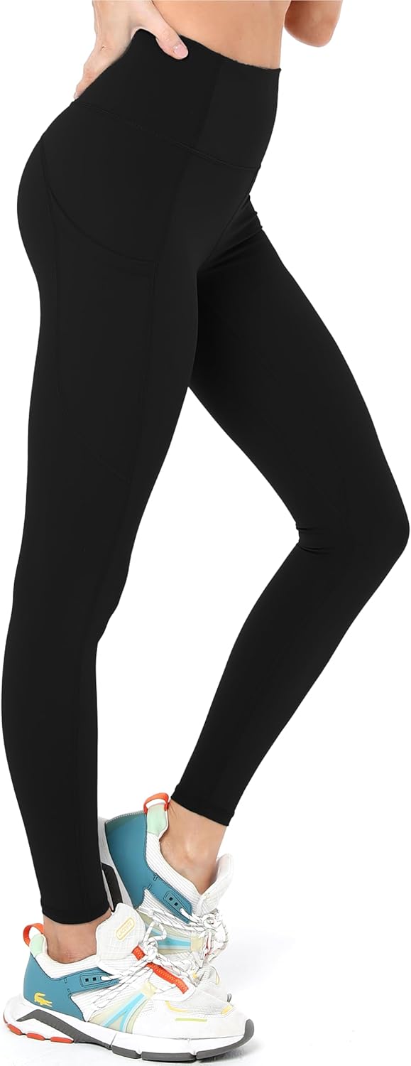 Buttery Soft Tummy Control Workout Leggings with Pockets for Women High Waisted Athletic Yoga Pants