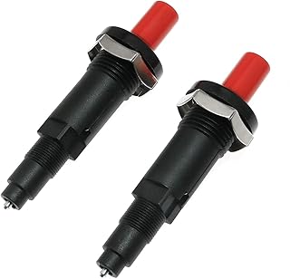 Maxmoral 2PCS Propane Push Button Piezo Igniter Gas Heater One Outlet Piezoelectric Igniter Spark Plug Button Ceramic Igniter