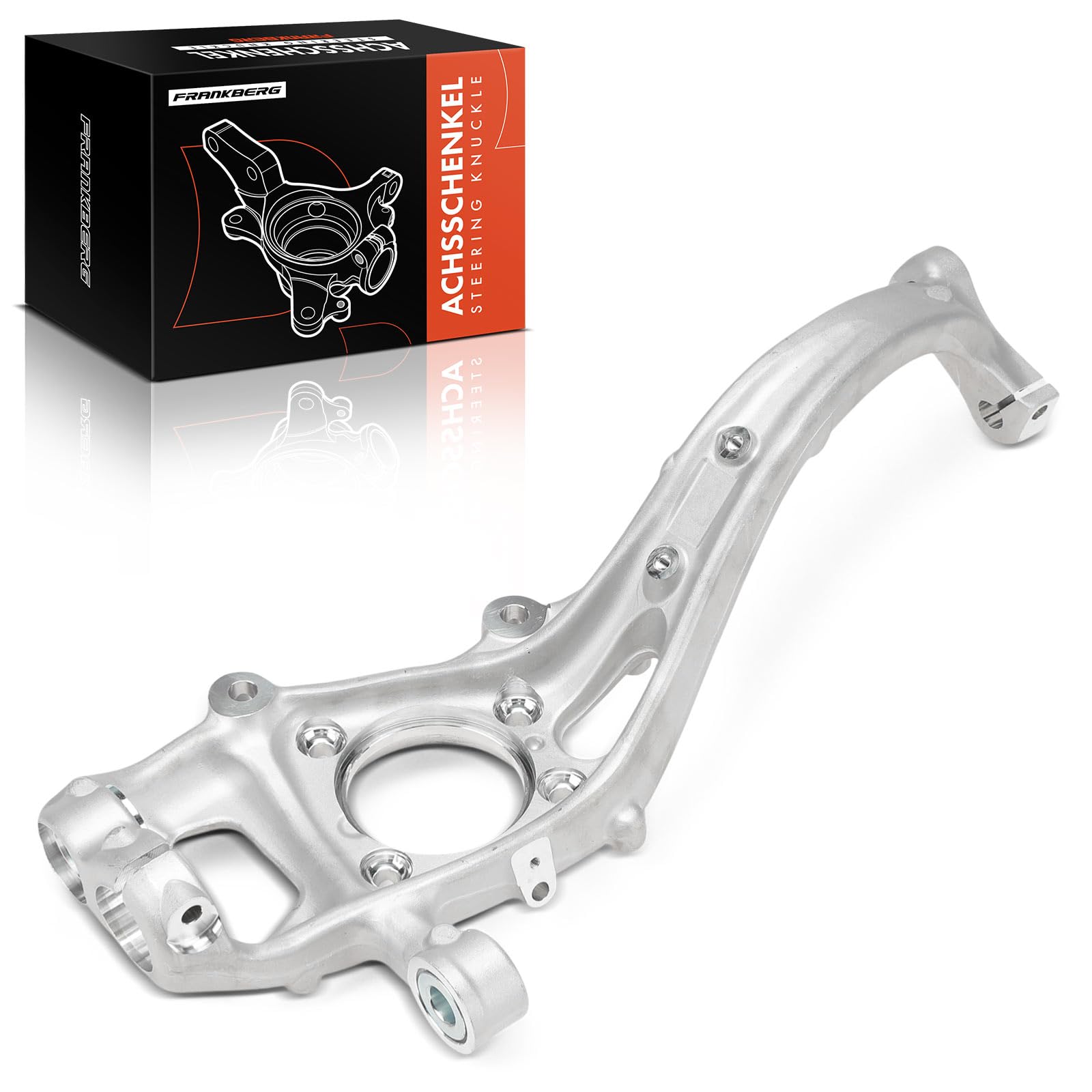 Frankberg Fuso a snodo Alloggiamento cuscinetto ruota Anteriore sinistro Compatibile con Q5 FYB FYG 2.0L 3.0L Q5 Sportback FYT 2.0L 3.0L Q5 Van FYB FYG 3.0L Replace# 80A407253C