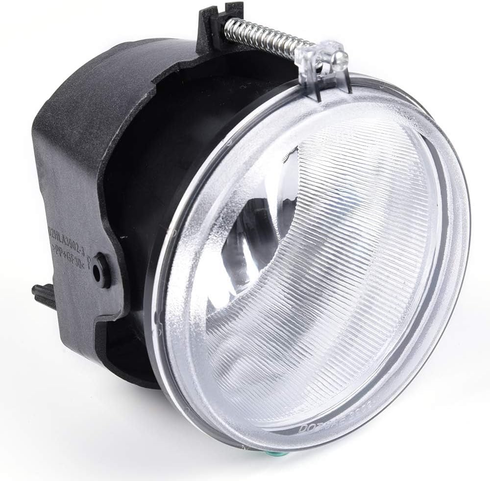 G-PLUS Front Bumper Fog Lights w/Bulb Compatible with Jeep Grand Cherokee 2005 2006 2007 2008 2009 2010/Fit Jeep Commander 2006-2010 CH2592138 CH2592138 4805859AA(Clear Lens)