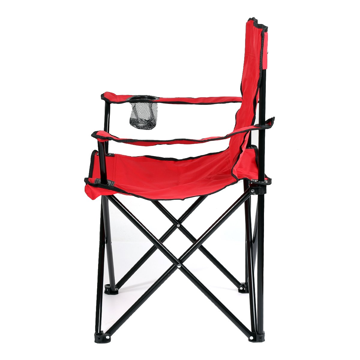 Campingstuhl Faltbar – Mit Becherhalter, 130 Kg Tragkraft, 80 Cm Hoch, Aus 600D Oxford-Stoff