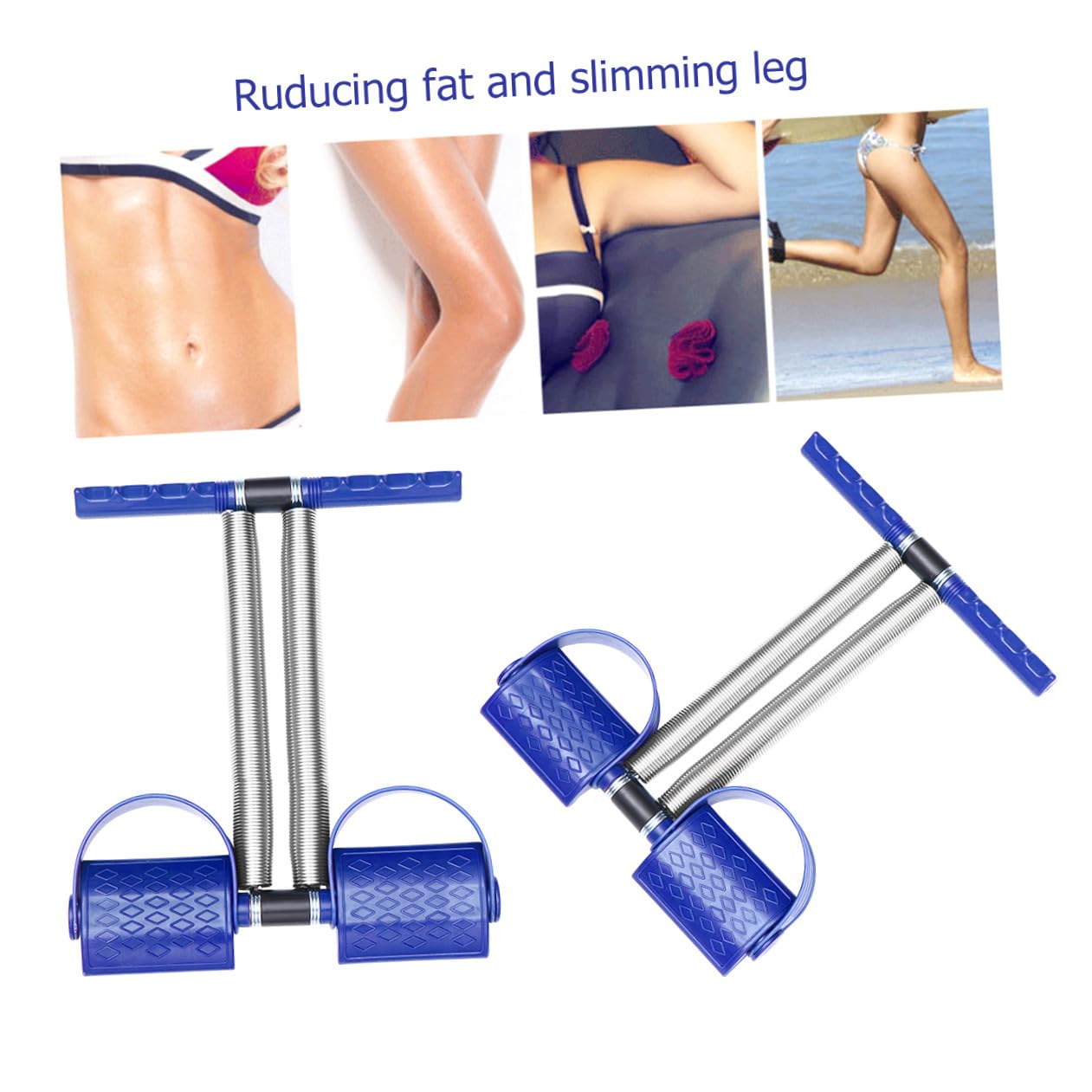 Acciaio Pedal a Fitness Blu Doppia Molla in Allenamento