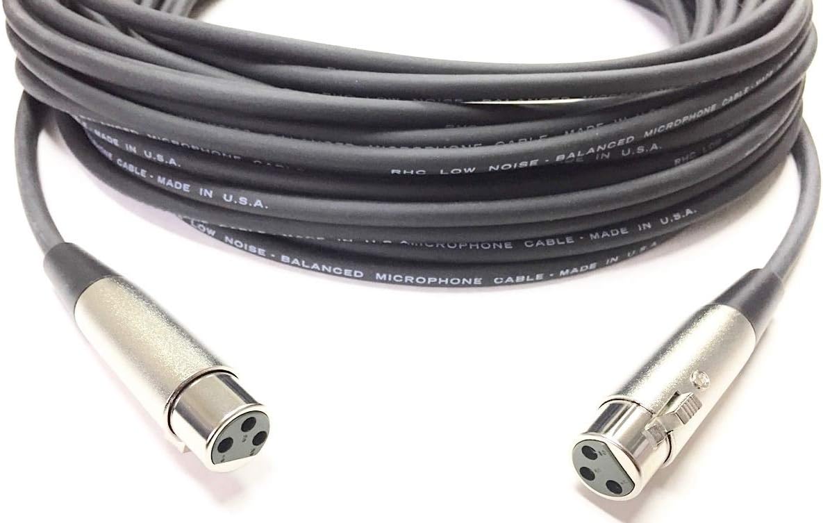 50 Foot XLR Female to Female 3 Pin Economy Cable by Custom Cable Connection