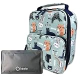 kinsho Cat Lunch Box with Ice Pack for Girls Women Cute Insulated Bag for Tween, High School Girl, C