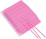 G2PLUS 500PCS Cotton Swabs, Disposable Micro Applicators Brush for Makeup and Personal Care Cosmetic Brush, Micro Swabs for Eyelash Extensions, Nails, Eyeliner (Head Diameter: 2.0mm)