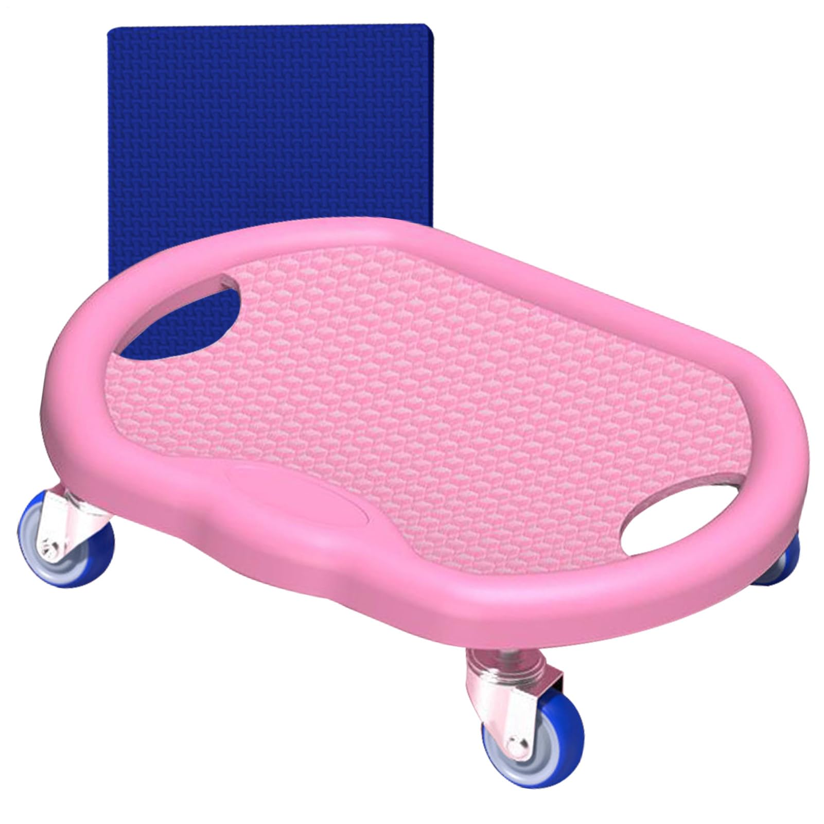 Ab Roller - trening brzucha w domu, cicha deska z matą, mocny PCW + stal nierdzewna, spalanie tkanki tłuszczowej na całe ciało, kontrola masy brzucha, siłownia lub do użytku domowego, 30 x 30 x 8 cm