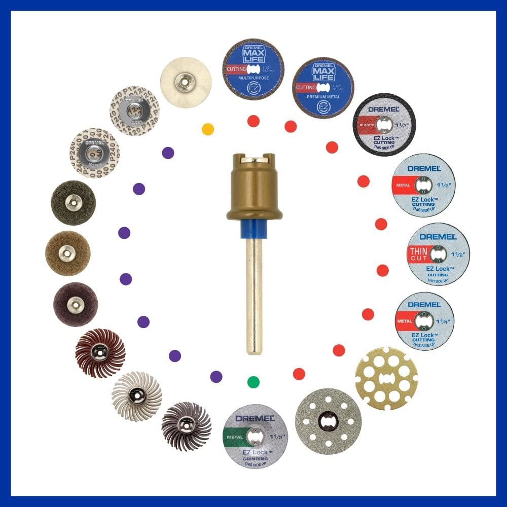 Dremel EZ Lock Mandrel - Faster Accessory Changes -2 Dremel EZ Lock Mandrel - Faster Accessory Changes -2
