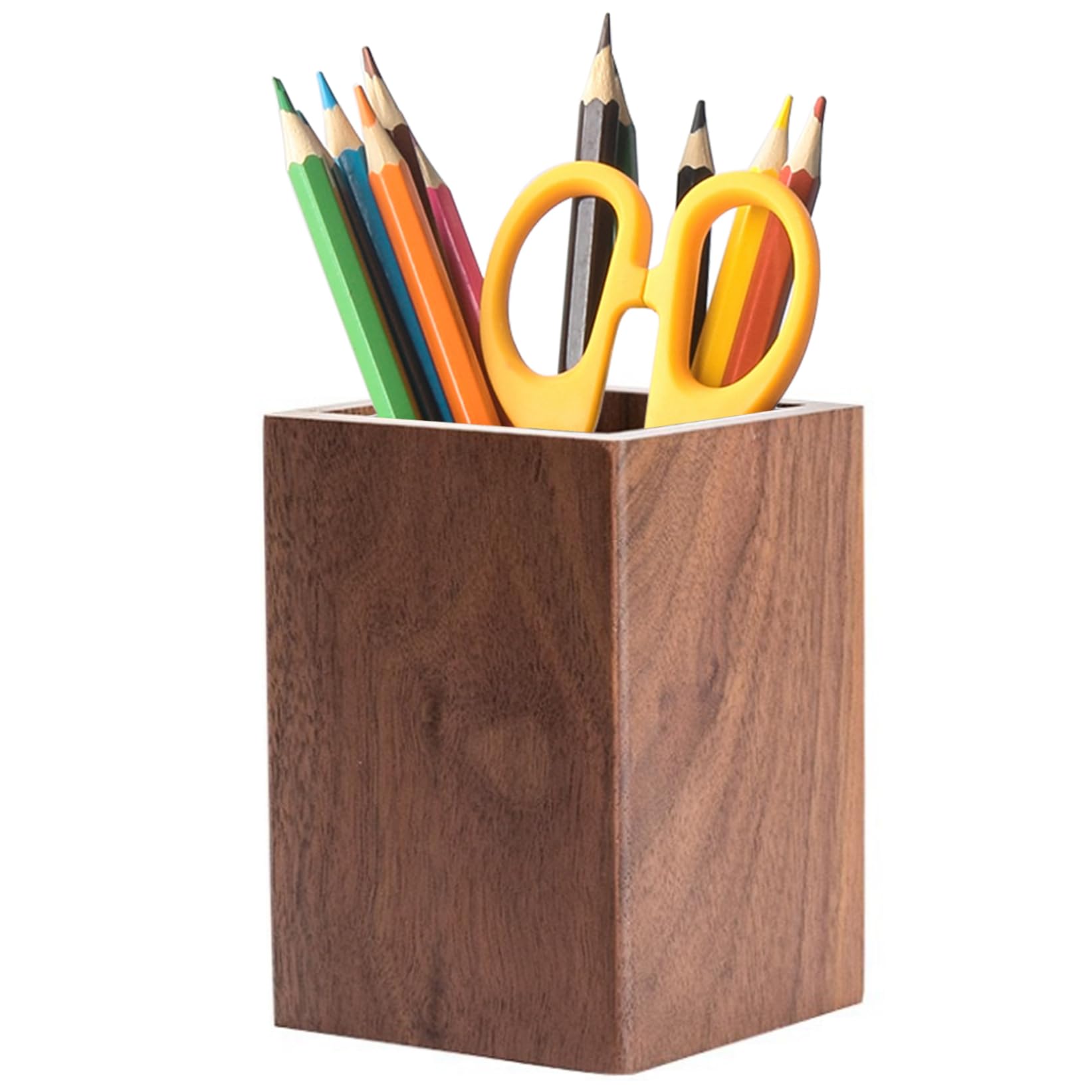 Porte-crayon en bois créatif pour organiser votre bureau d'étude