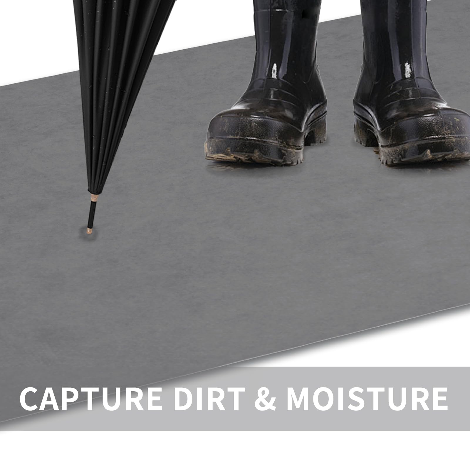 Paillasson D'entrée D'intérieur Ultra Fin De 0,6 Cm – Avec