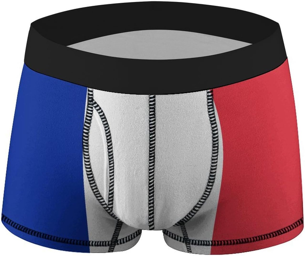 France Flag Men's Boxer Briefs Novelty Underwear Trunks Short Underpants