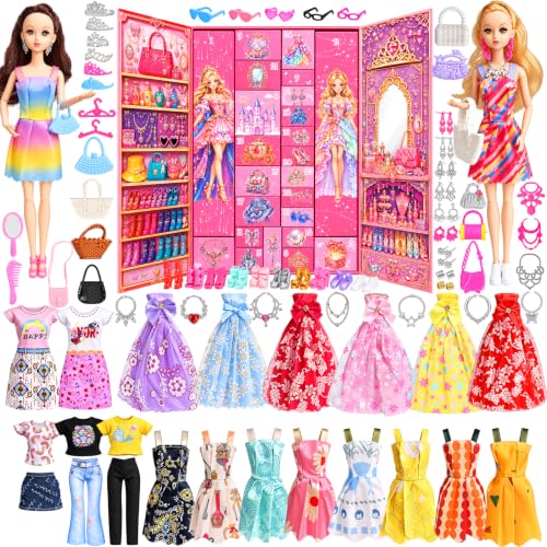 PinkUnicoon calendrier poupées princesses