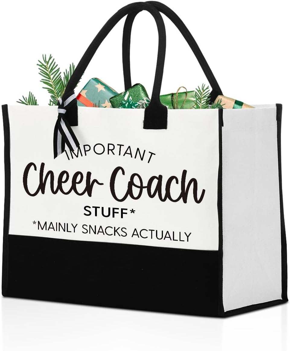 Cheer Coach Bag Swim Coach Tote Bags Christmas Birthday Gift for Women