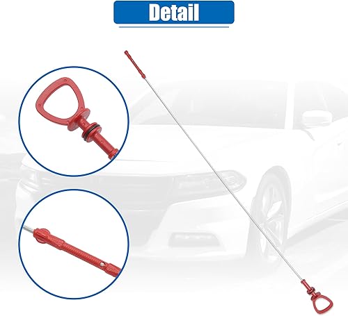 Miniatura 5 de X AUTOHAUX Varilla de medición de aceite de motor para Mercedes-Benz CL203 03 04 W203 W204 A209 C209 11 W211 R171 1.8L No.2710100372