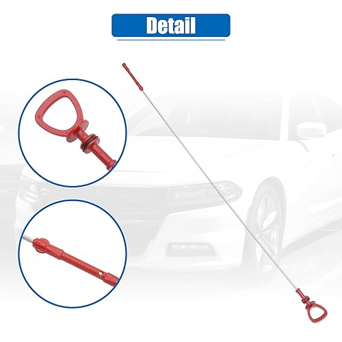 Miniatura 5 de X AUTOHAUX Varilla de medición de aceite de motor para Mercedes-Benz CL203 03 04 W203 W204 A209 C209 11 W211 R171 1.8L No.2710100372