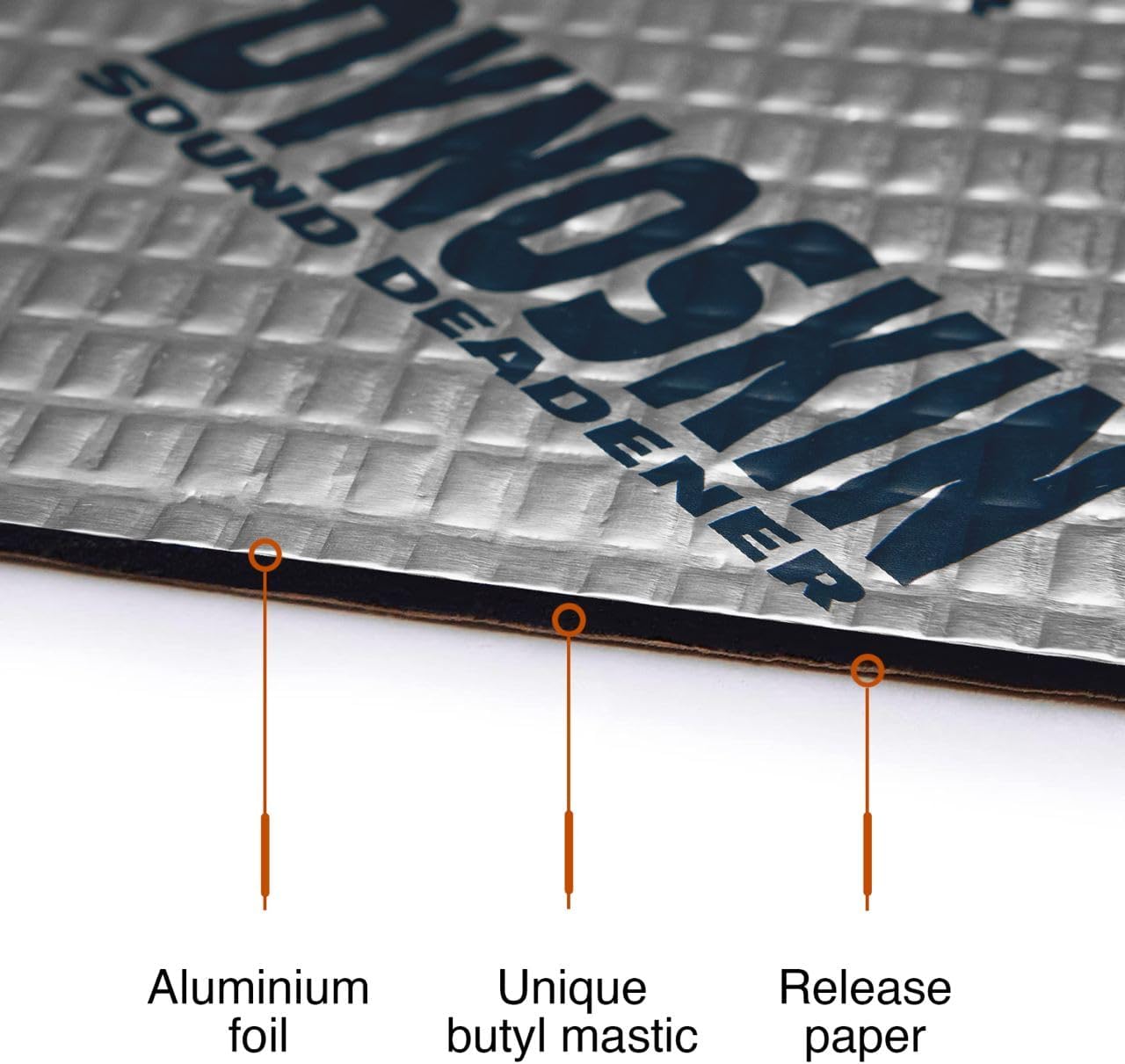 50 mil 50 sqft Car Sound Deadening Mat, Butyl Automotive Sound Deadener, Audio Noise Insulation and dampening