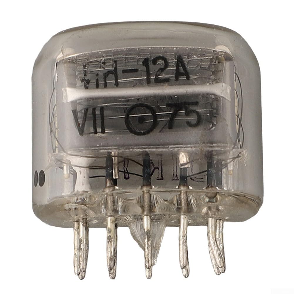 IN-12 Nixie Tube à affichage lumineux numérique, tube à vide à cathode froide néon pour horloges