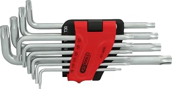 KS Tools 151.4880 Torx Allen Key Set, Long, 10 Pieces