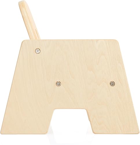 Miniatura 7 de Guidecraft Sillas apilables de madera para niños pequeños (juego de 2) altura del asiento de 5 pulgadas  Silla preescolar fácil de apilar  Madera